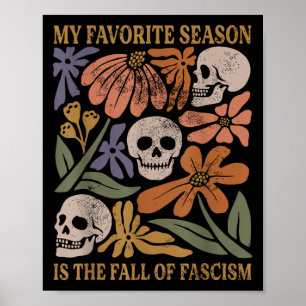 Halloween Retro Meine Lieblingsjahreszeit ist der Poster