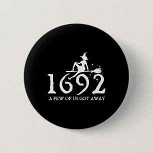 Halloween Retro Salem Hexe 1692 ein paar von uns G Button