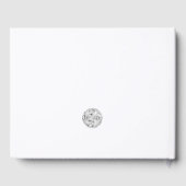 Halloween Retro Spiders & Disco Ball Wedding Gästebuch (Rückseite)