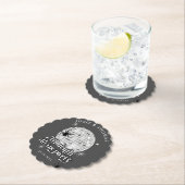 Halloween Retro Spiders & Disco Ball Wedding Untersetzer (Vor Ort)