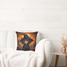 Halloween Reversible Hexe und Katze
