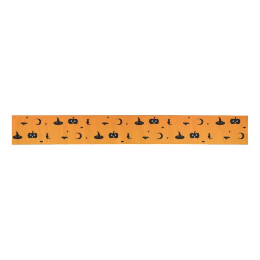 Halloween Ribbon Ripsband (Vorderseite)