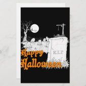 Halloween-RIP Briefpapier (Vorne/Hinten)