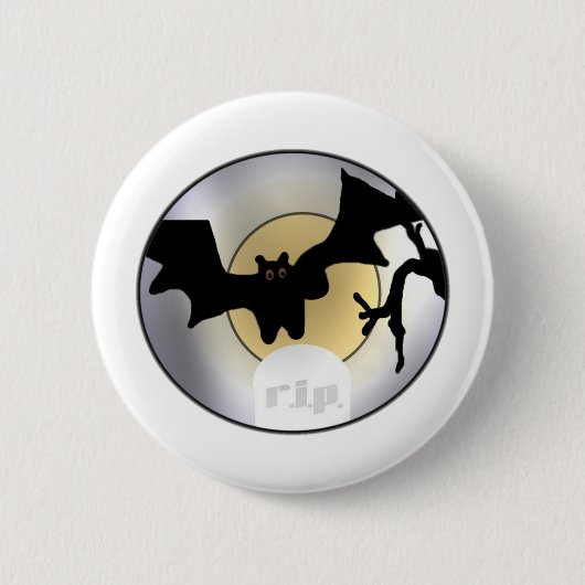 Halloween-RIP Button (Vorderseite)