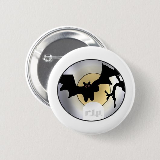 Halloween-RIP Button (Vorne & Hinten)