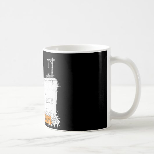Halloween-RIP Kaffeetasse (Rechts)