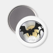 Halloween-RIP Magnet (Vorderseite/Rückseite)