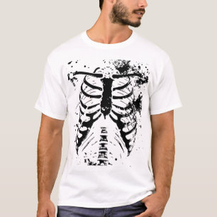 Halloween-Rippenkäfig-T-Shirt T-Shirt