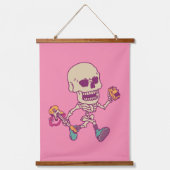 Halloween Rockers Wandteppich Mit Holzrahmen (Vorderseite)