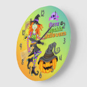Halloween Rockin Rock Round Wall Uhr (Winkel)