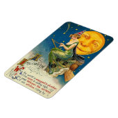 Halloween-Rodeln Vintag Magnet (Linke Seite)