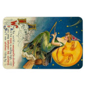 Halloween-Rodeln Vintag Magnet (Horizontal)