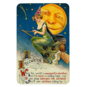 Halloween-Rodeln Vintag Magnet (Vertikal)