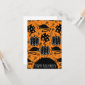 Halloween Rodents Mouse Cheese Geburtstagsmuster Karte (Vorderseite/Rückseite Beispiel)