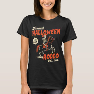Halloween Rodeo Pferd Western Cowboy Herbst Autumn T-Shirt