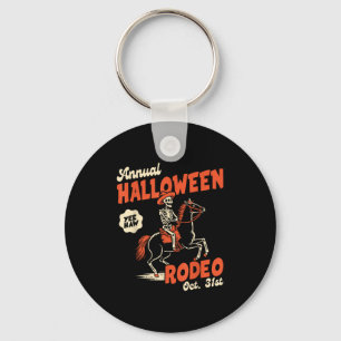 Halloween-Rodeo-Pferd Western-Cowboy Herbst Herbst Schlüsselanhänger
