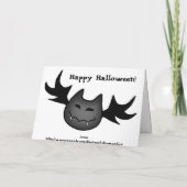 Halloween-Romantik Karte (Rückseite)