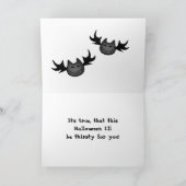 Halloween-Romantik Karte (Innenseite)