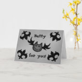 Halloween-Romantik Karte (Gelbe Blume)