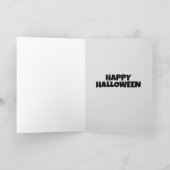 HALLOWEEN ROMANTISCH FÜR IHM GREETKARTE KARTE (Innenseite)