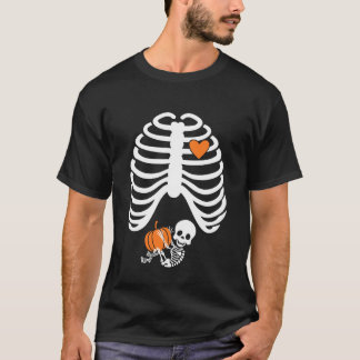 Halloween Röntgenaufnahme Schwangerschaft Erwartet T-Shirt