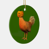 Halloween Rooster Keramik Ornament (Rechts)