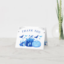 Halloween Rosa Babydusche Danke