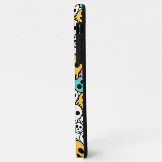 Halloween-Rosa-Gothic Case-Mate iPhone-Gehäuse Case-Mate iPhone Hülle (Hinten/Links)