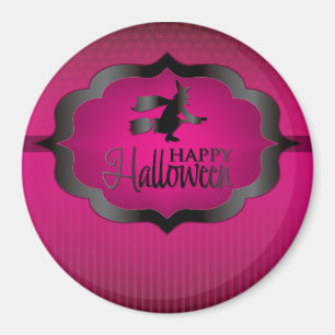 Halloween-Rosa-Hexe Magnet
