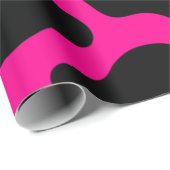 halloween rosa Kuhdruck Geschenkpapier (Rolleneckpunkt)