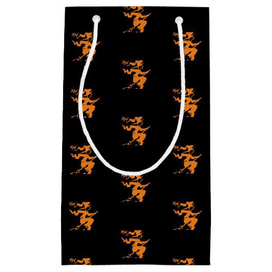 Halloween-Rosa-Muster Kleine Geschenktüte (Vorderseite)