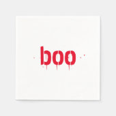Halloween-Rot-beängstigende Papierservietten (Vorderseite)