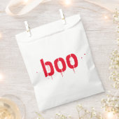 Halloween rot blutige beängstigende Leckereien Geschenktütchen (Ausgeschnitten)