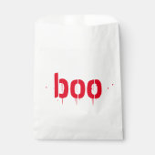 Halloween rot blutige beängstigende Leckereien Geschenktütchen (Vorderseite)