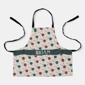 Halloween Rot Minimalmuster Schürze (Vorderseite)