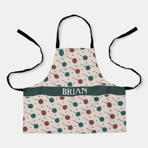 Halloween Rot Minimalmuster Schürze