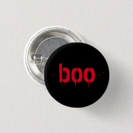 Halloween roter blutiger beängstigend button