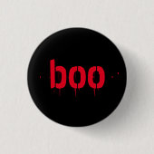 Halloween roter blutiger beängstigend button (Vorderseite)