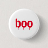 Halloween roter blutiger beängstigender Button-Kno Button (Vorderseite)