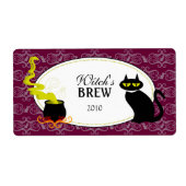 Halloween Roter Wein / Glas (Vorne)