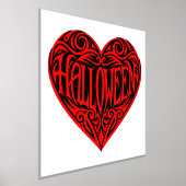 Halloween, Rotes Herz, Feiertag Foliendrucke (Ablage )