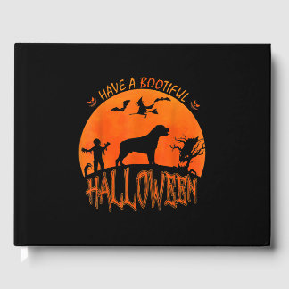 Halloween Rottweiler Hund Funny Beängstigend Costu Gästebuch