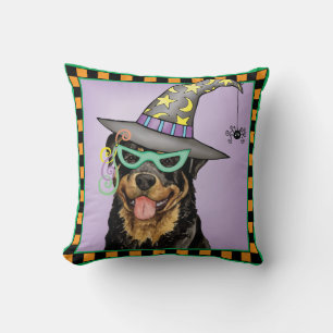 Halloween Rottweiler Kissen