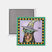 Halloween Rottweiler Magnet (Vorderseite/Rückseite)