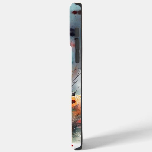 Halloween Rottweiler mit Pumpkins Beängstigend Case-Mate iPhone Hülle (Rückseite / Links)