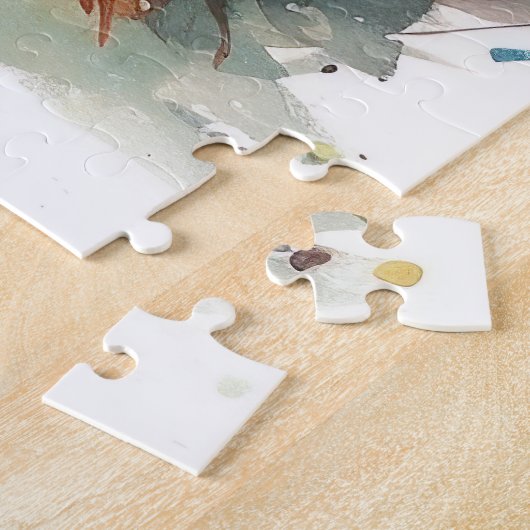 Halloween Rottweiler mit Pumpkins Beängstigend Puzzle (Seite)