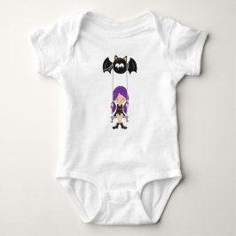 Halloween, Rotzunge auf dem Schaukel, Fledermäuse, Baby Strampler