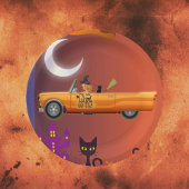 Halloween Rotzunge Auto Pappteller