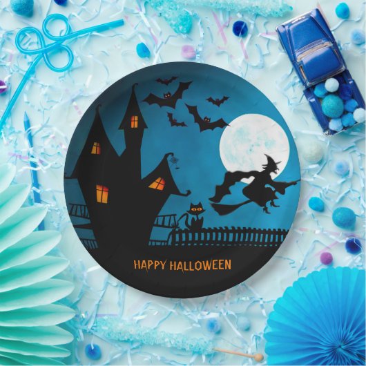 Halloween-Rotzunge-Party Pappteller (Party)