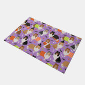 Halloween Rough Collie Doormat Fußmatte (Schrägansicht)